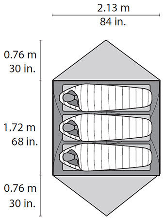 MSR Elixirâ„¢ 3 Lightweight Backpacking Tent