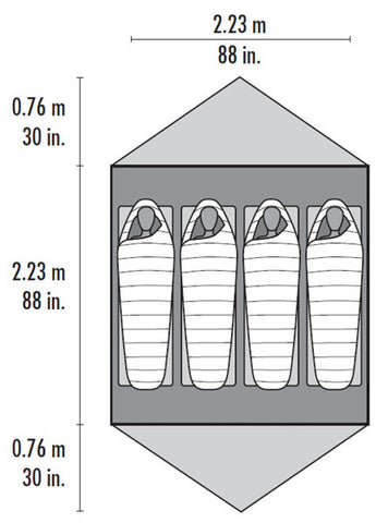 MSR Elixirâ„¢ 4 Backpacking Tent