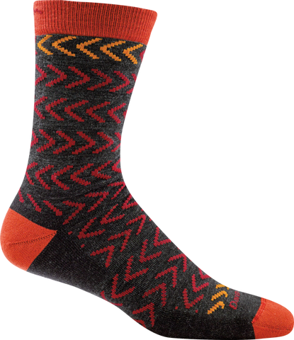 Darn Tough Mens Chevrons Crew light Cushion Socks