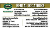 Alberni Outpost 10 - 3 Hour Single Kayak Rental Punch Card (2016)