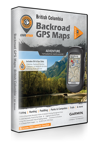 Backroad Mapbooks BC Backroad GPS Maps