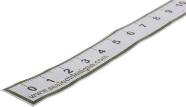 Sea-Lect Designs Fishing Ruler Sticker
