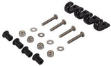 Sea-Lect Designs Lashing Hook 1 Hole Set (6) Black