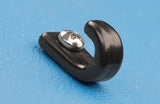 Sea-Lect Designs Lashing Hook 1 Hole Set (6) Black
