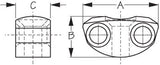 Sea-Lect Designs- Kayak Deck Line Guide - Small
