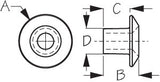 Sea-Lect Designs-Kayak Deck Fitting- Open Round