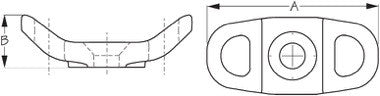 Sea-Lect Designs- Kayak Deck Fitting- Double Loop