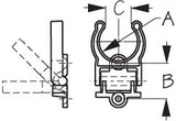 Sea-Lect Designs -Kayak Folding Paddle Clip