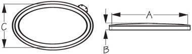 Sea-Lect Designs - Kayak Hatch Lid Round 8'