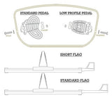 Sea-Lect Designs- Kayak Adjustable Footbrace