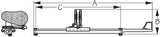 Sea-Lect Designs- Kayak Adj Footbrace W/Rudder Control