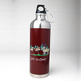 Rainforest LIFE IS CRAP Stainless Steel Water Bottle