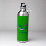 Rainforest LIFE IS CRAP Stainless Steel Water Bottle
