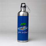 Rainforest LIFE IS CRAP Stainless Steel Water Bottle