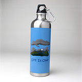 Rainforest LIFE IS CRAP Stainless Steel Water Bottle