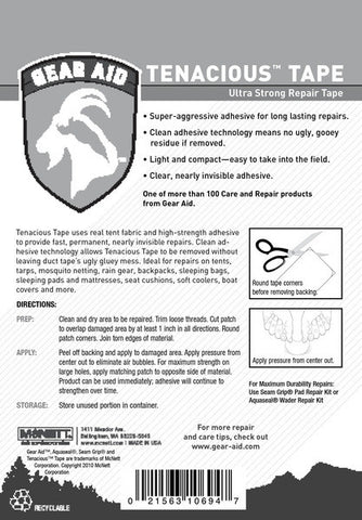 McNett Gear Aid Tenacious Repair Tape