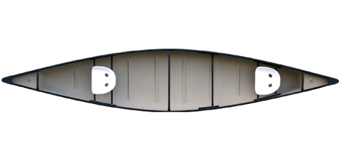 Clipper Scout Fiberglass Canoe (Jade) - USED