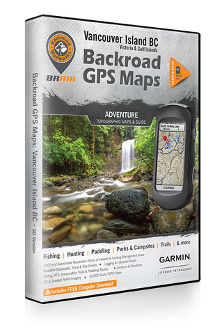 Backroad Mapbooks Vancouver Island BC Backroad GPS Maps - V5
